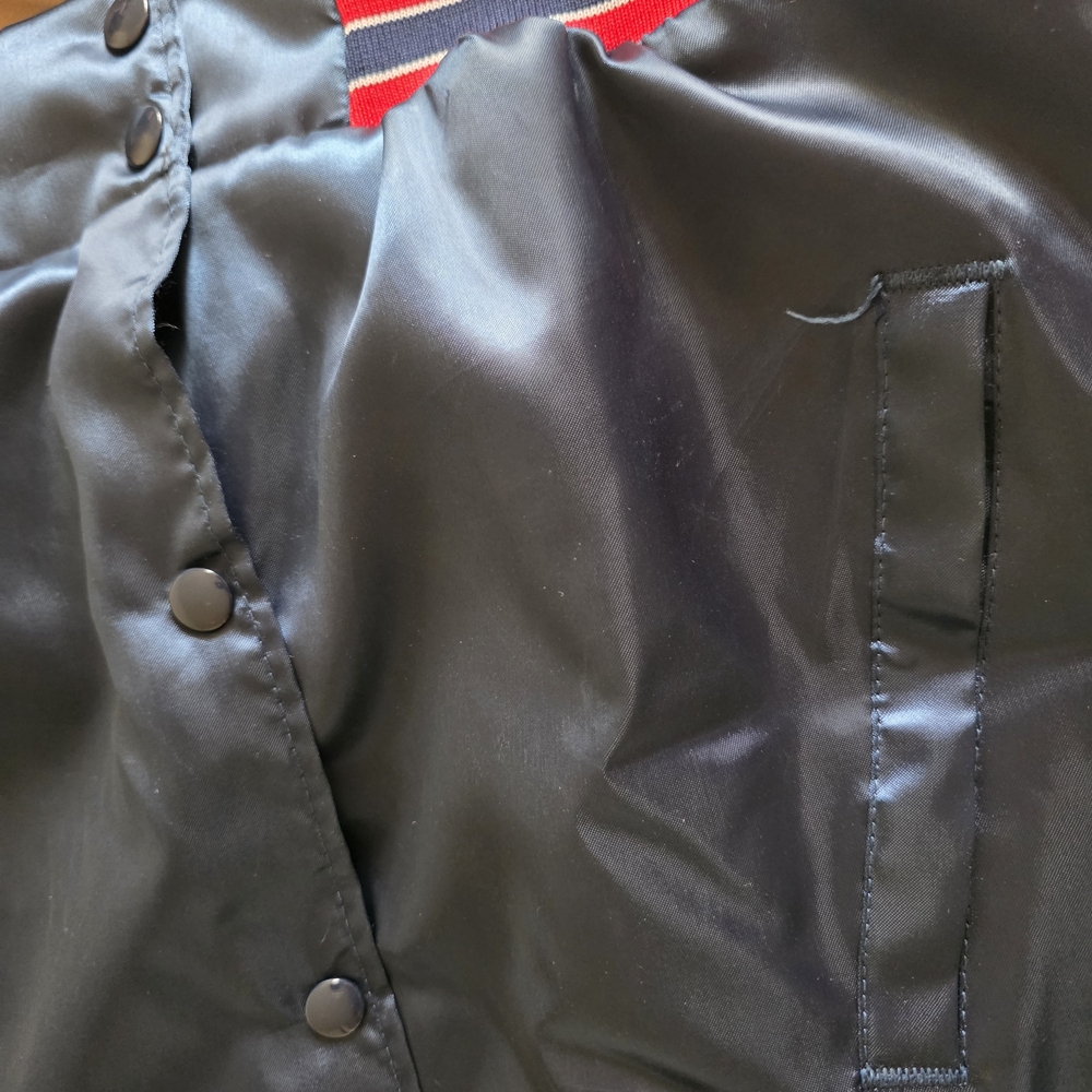 Swingster Vintage Boston Red Sox Satin Jacket Excellent Made in USA Large 1980s - Picture 9 of 12